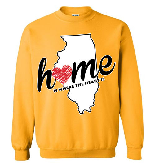Illinois Home. Adult. Crewneck