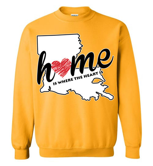 Louisiana Home. Adult. Crewneck