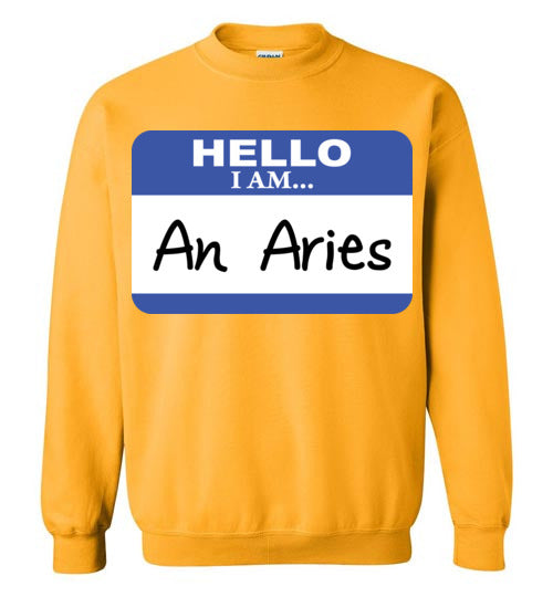 An Aries. Adult. Crewneck Sweatshirt