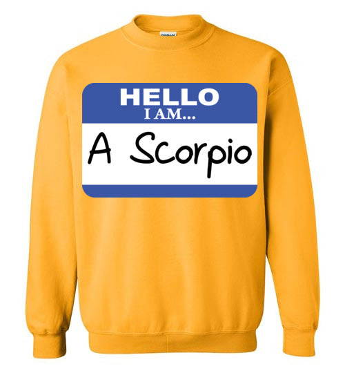 A Scorpio. Adult. Crewneck Sweatshirt
