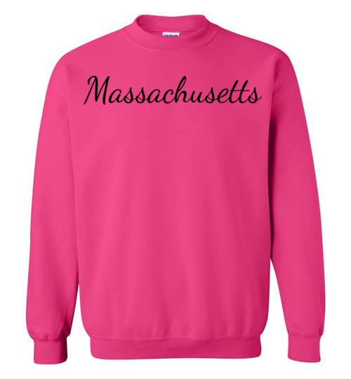 Massachusetts. Adult. Crewneck