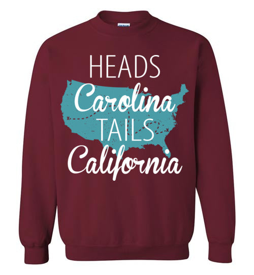 Heads Carolina Tails California