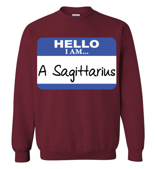 A Sagittarius. Adult. Crewneck Sweatshirt