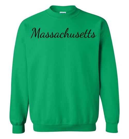 Massachusetts. Adult. Crewneck
