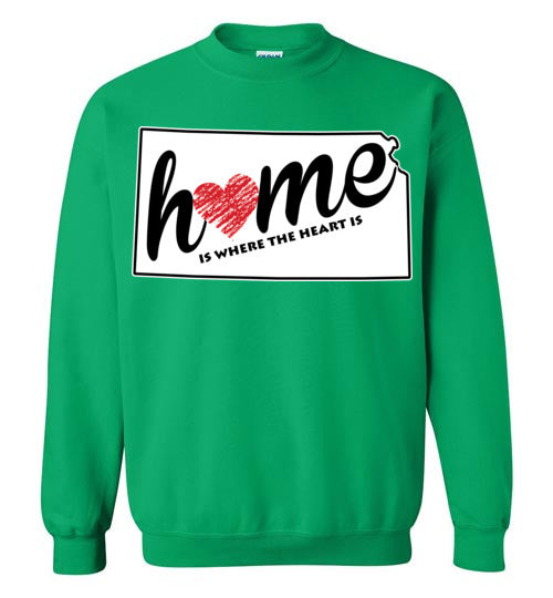 Kansas Home. Adult. Crewneck