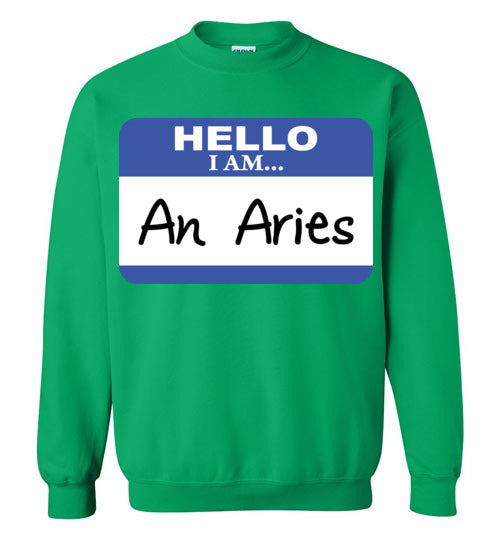 An Aries. Adult. Crewneck Sweatshirt