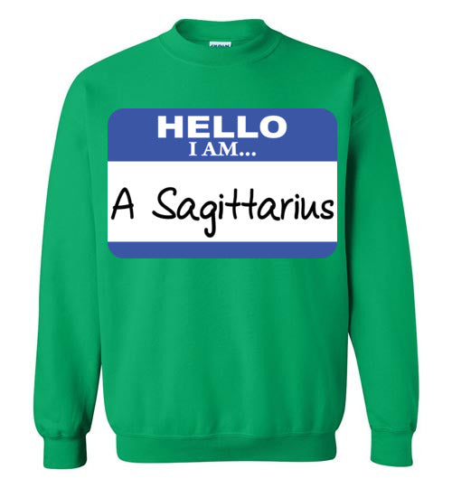 A Sagittarius. Adult. Crewneck Sweatshirt