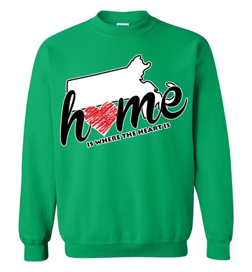 Massachusetts Home. Adult. Crewneck