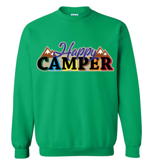 Happy Camper. Adult. Crewneck