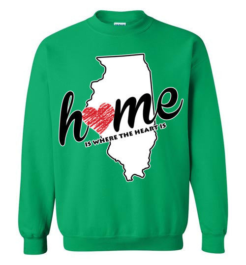 Illinois Home. Adult. Crewneck