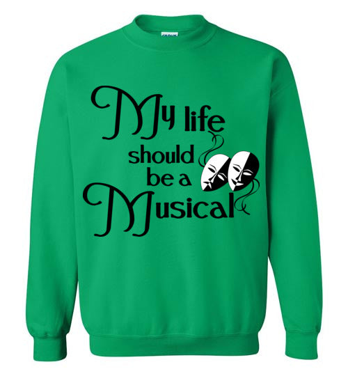 Musical Life. Adult. Crewneck Sweatshirt