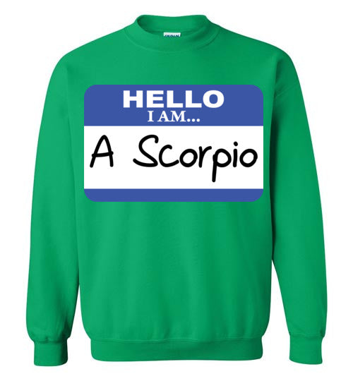 A Scorpio. Adult. Crewneck Sweatshirt