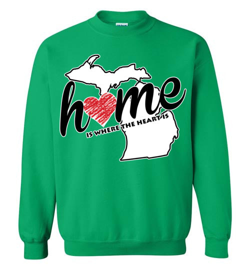 Michigan Home. Adult. Crewneck