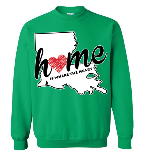 Louisiana Home. Adult. Crewneck