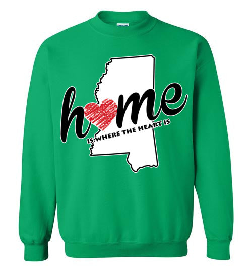 Mississippi Home. Adult. Crewneck