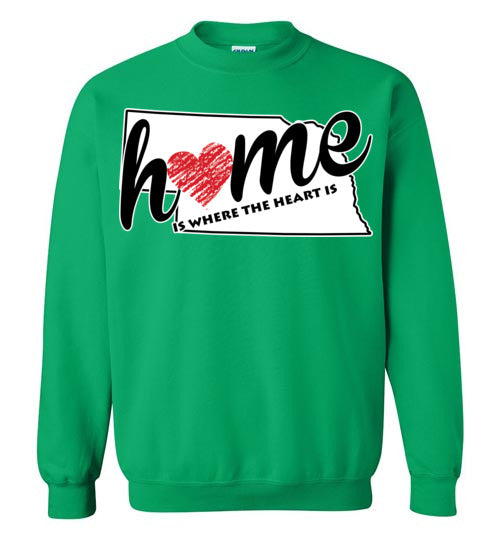 Nebraska Home. Adult. Crewneck