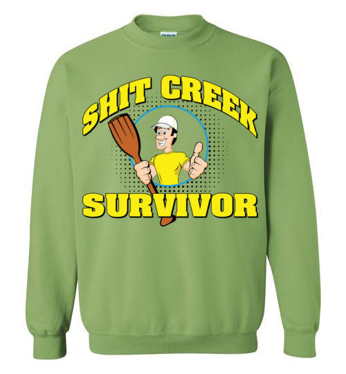 Shit Creek Man. Adult. Crewneck Sweatshirt