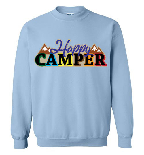 Happy Camper. Adult. Crewneck