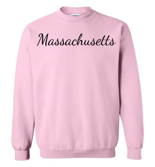 Massachusetts. Adult. Crewneck