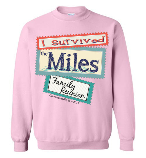 Reunion Stamps. Adult. Crewneck Sweatshirt