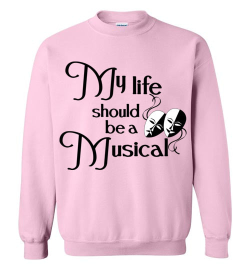 Musical Life. Adult. Crewneck Sweatshirt