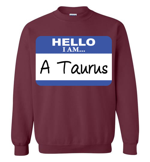 A Taurus. Youth. Crewneck Sweatshirt