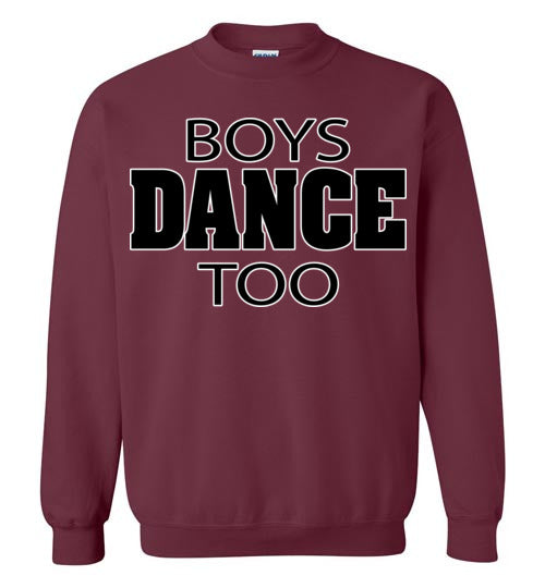 Boys Dance Too. Youth. Crewneck