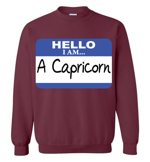 A Capricorn. Youth. Crewneck Sweatshirt