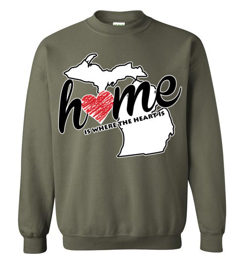 Michigan Home. Adult. Crewneck