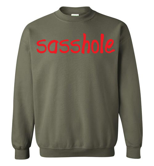 Sasshole. Adult. Crewneck