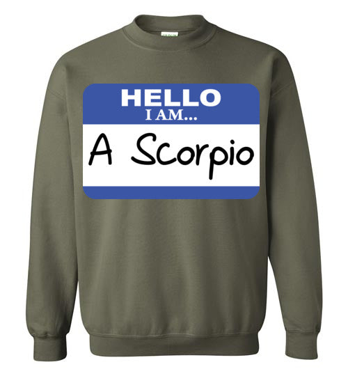 A Scorpio. Adult. Crewneck Sweatshirt