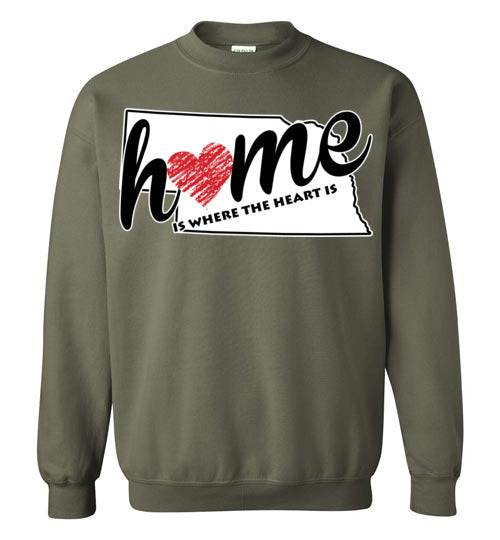 Nebraska Home. Adult. Crewneck