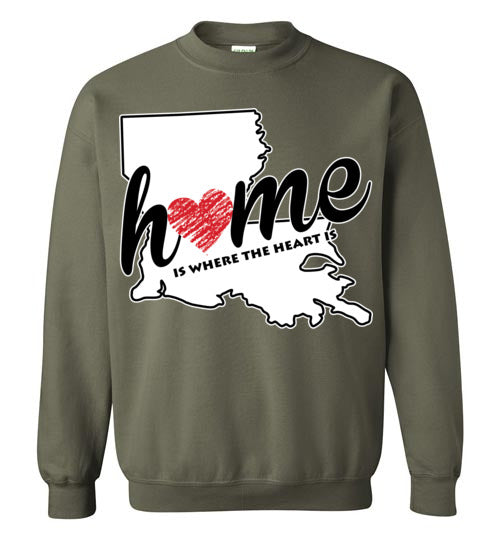 Louisiana Home. Adult. Crewneck