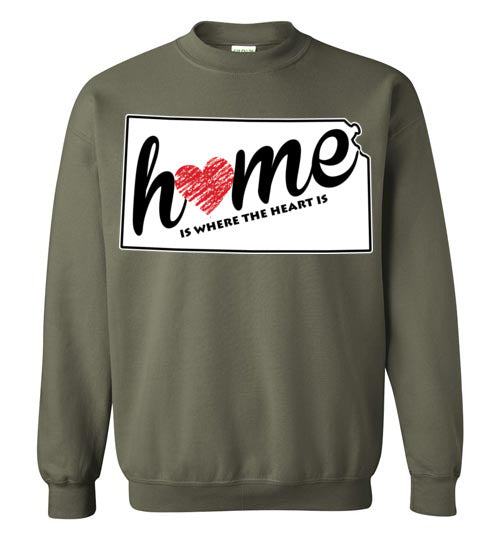 Kansas Home. Adult. Crewneck