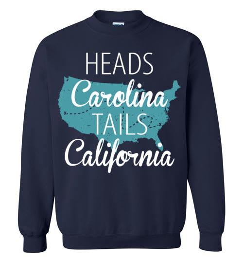 Heads Carolina Tails California