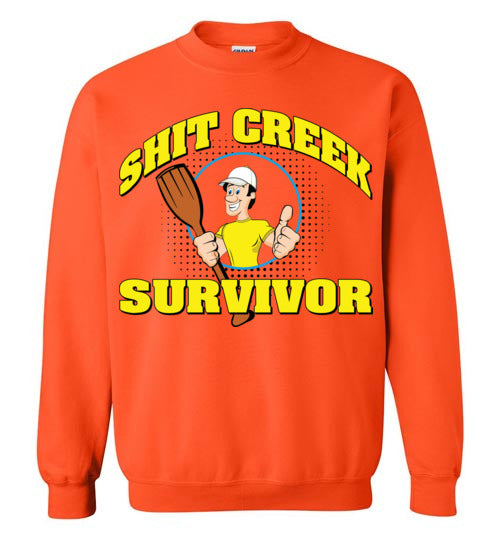 Shit Creek Man. Adult. Crewneck Sweatshirt