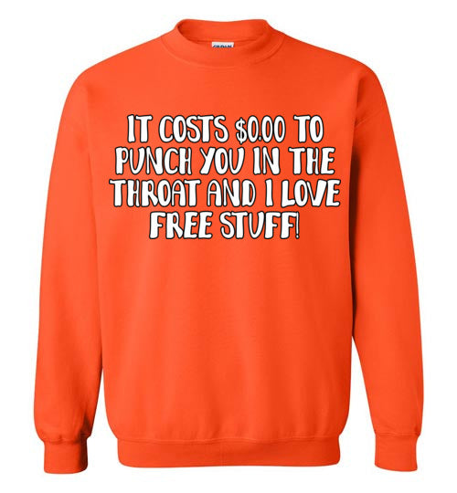 Throat Punch. Adult. Crewneck Sweatshirt