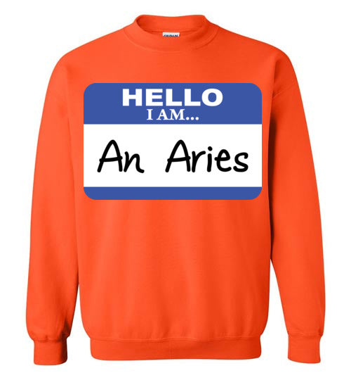An Aries. Adult. Crewneck Sweatshirt