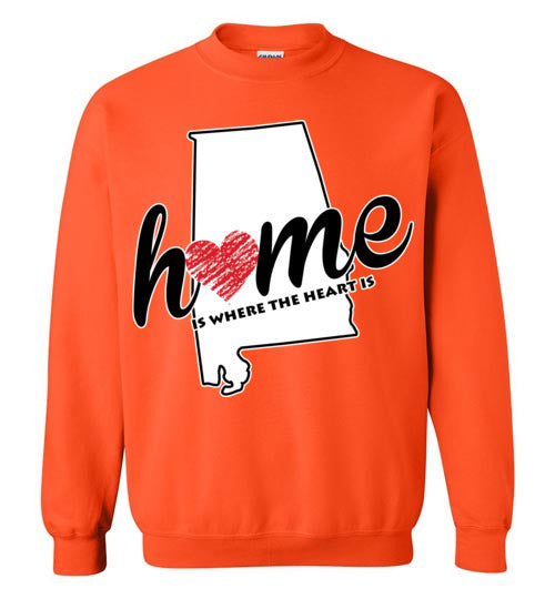 Alabama Home. Adult. Crewneck Sweatshirt