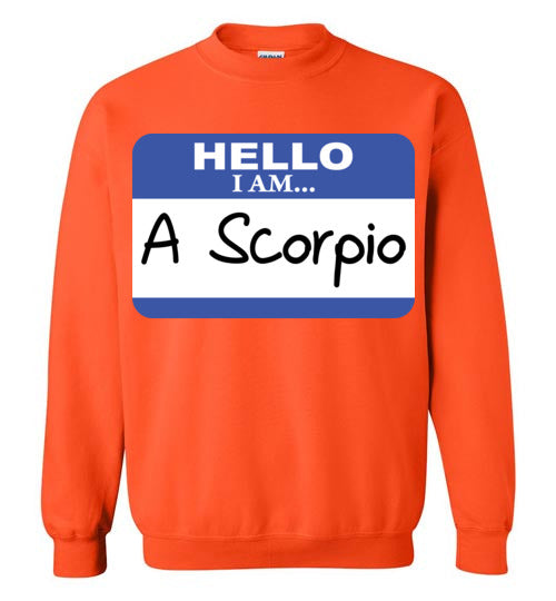 A Scorpio. Adult. Crewneck Sweatshirt