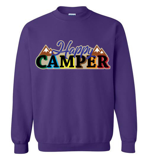 Happy Camper. Adult. Crewneck