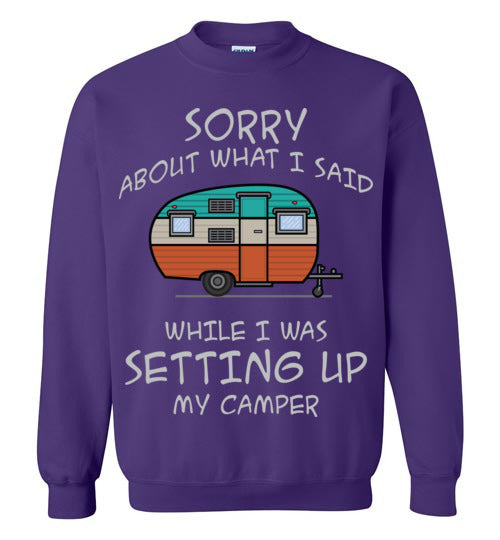 Sorry About What I said. Adult. Crewneck