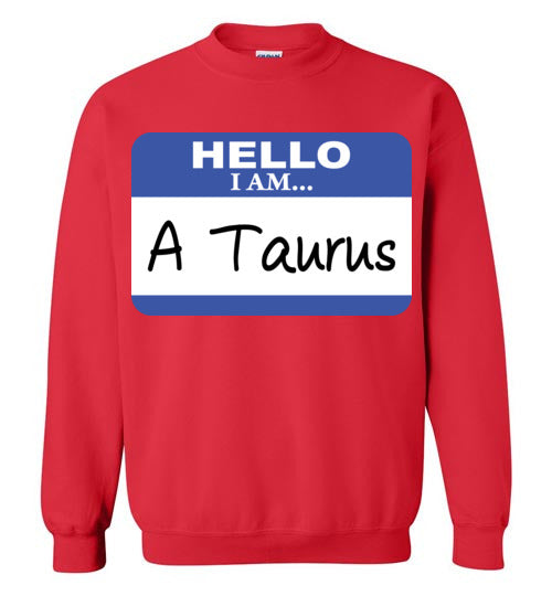 A Taurus. Youth. Crewneck Sweatshirt