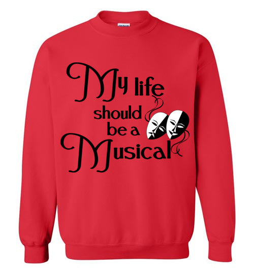 Musical Life. Adult. Crewneck Sweatshirt