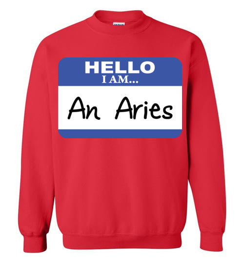 An Aries. Adult. Crewneck Sweatshirt