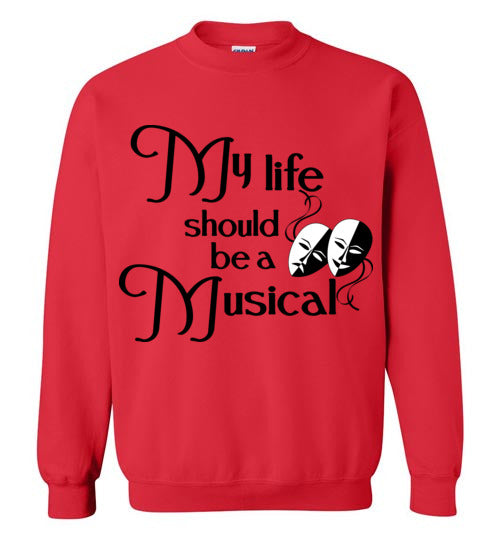 Musical Life. Youth. Crewneck Sweatshirt