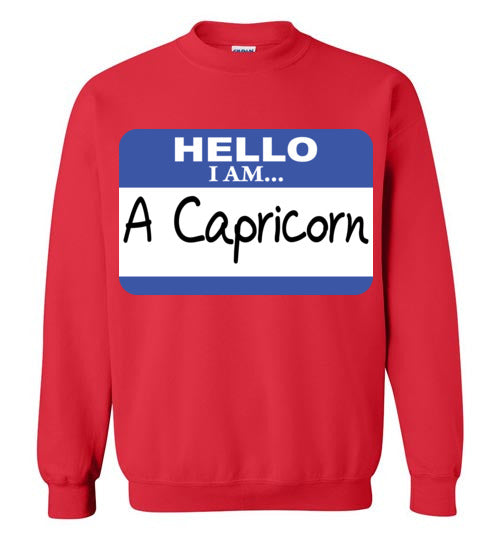 A Capricorn. Youth. Crewneck Sweatshirt