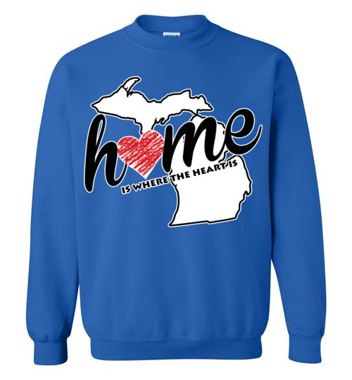 Michigan Home. Adult. Crewneck