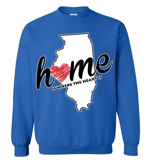 Illinois Home. Youth. Crewneck