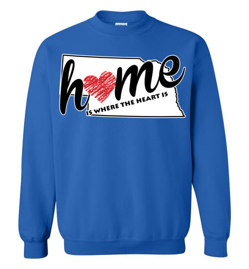 Nebraska Home. Youth. Crewneck